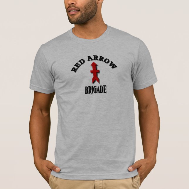 Red Arrow Brigade Military T-Shirt (Front)