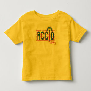 Red Art Deco Accio Spell Graphic Toddler T-shirt