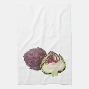 'Red Artichoke' Kitchen Towel