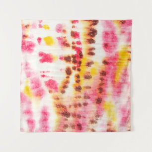 Red Artistic Dirty. Tie Dye Texture. Gray Brush Pa Tapestry