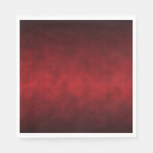 Red Artsy Gothic Ombre Napkin