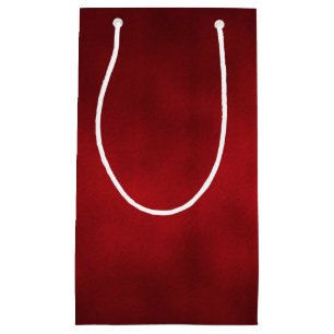 Red Artsy Gothic Ombre Small Gift Bag