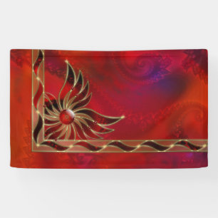 Red As the Flame Banner