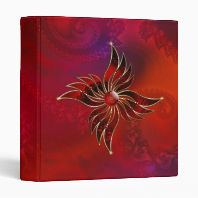 Red As the Flame Binder (Front/Spine)