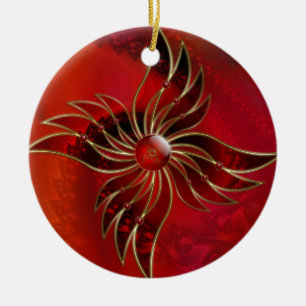 Red As the Flame Ornament