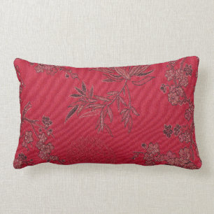 Red Asian inspired pillow