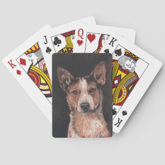 Red Australian Cattle Dog Playing Cards