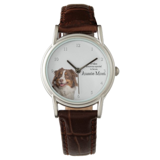 Red Australian Shepherd Mom Watch (Front)