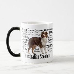 Red Australian Shepherd Traits Magic Mug