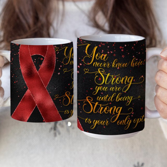 Red Awareness Ribbon Mug Design (Creator Uploaded)