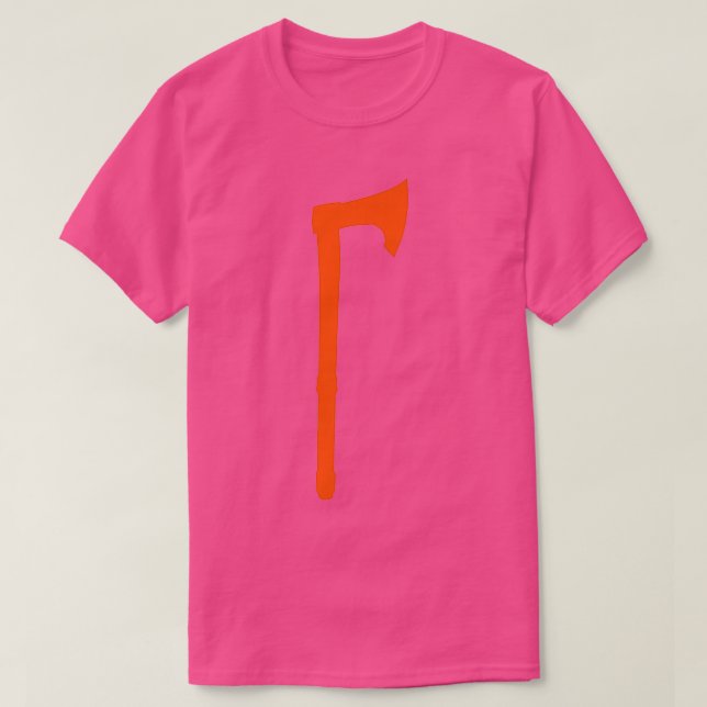 Red Axe Throwing T-Shirt (Design Front)