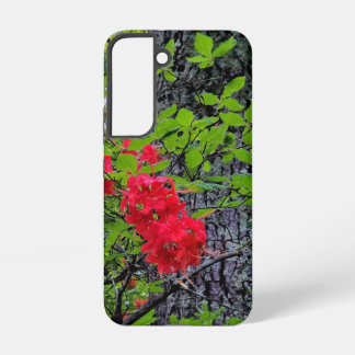 Red Azalea Flowers Samsung Galaxy Case