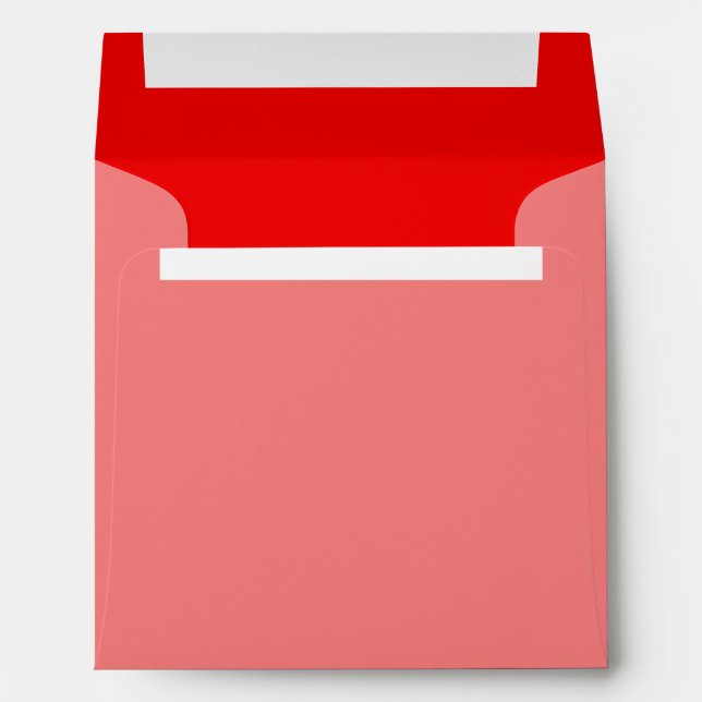 Red Background Colour Customize This! Envelopes (Back (Bottom))