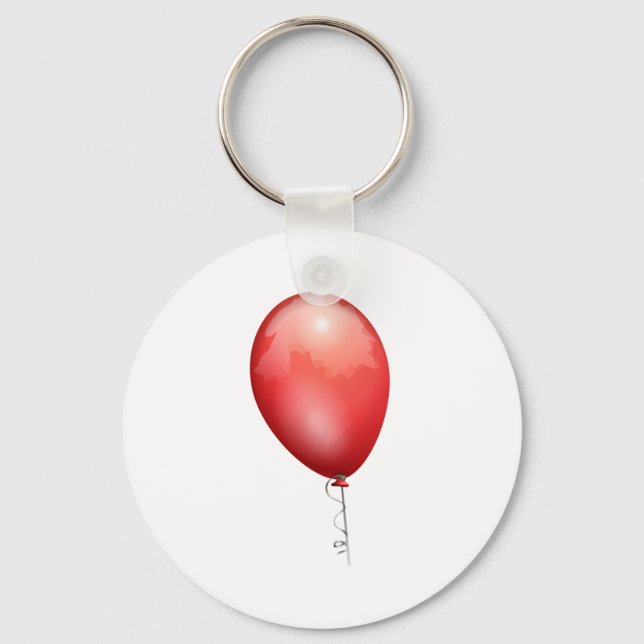 Red Balloon Keychain (Front)