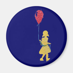 red balloon. magnet