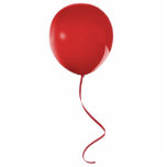 Red Balloon Magnet Photo Sculpture Magnet<br><div class="desc">Acrylic photo sculpture magnet with an image of a bright red balloon tied with a red ribbon. See matching acrylic photo sculpture pin,  ornament and sculpture. See the entire Birthday Magnet collection in the SPECIAL TOUCHES | Party Favours section.</div>