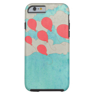 Red Balloons Tough iPhone 6 Case