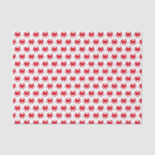 Red Baltimore Maryland MD Chesapeake Bay Crabs Tissue Paper