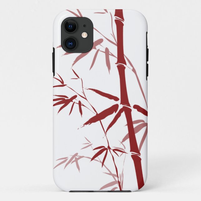 Red Bamboo iphone 5 Case (Back)