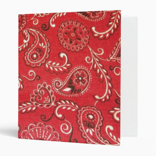 Red Bandana Binder