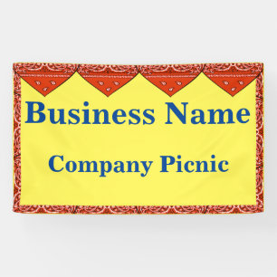 Red Bandana Custom Banner