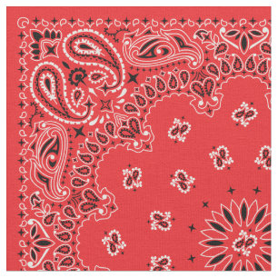 Red Bandana Fabric
