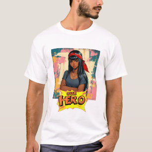 Red Bandana Girl Music Concert Our Hero T-Shirt