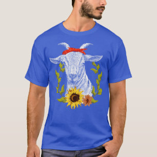 Red Bandana Goat T-Shirt