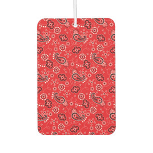 Red Bandana Heart Car Gift Fun Air Freshener