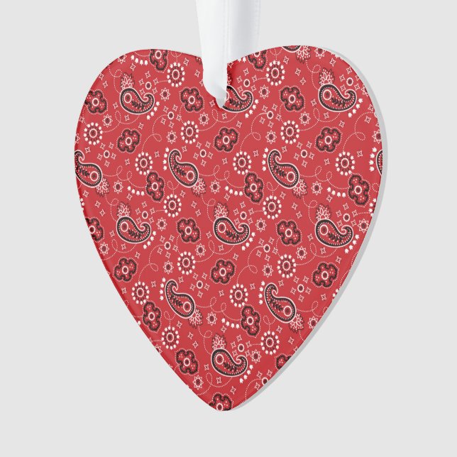 Red Bandana Heart Moderne Cowboy Love (devant)
