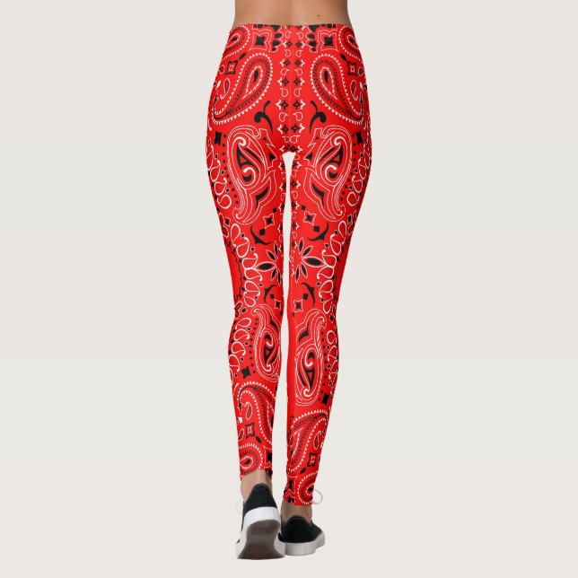 Red Bandana Leggings (Back)
