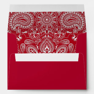 Red Bandana Personalize Envelope