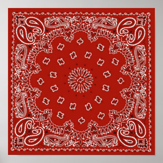 Red Bandana Poster