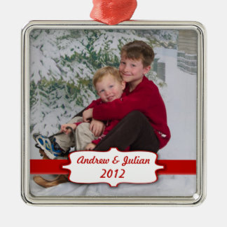 Red Banner Ornament 2
