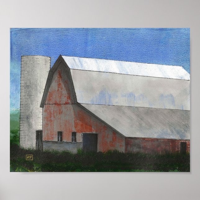Red Barn Art Print (Front)
