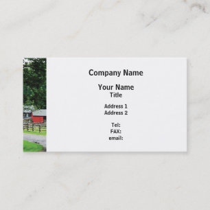 Red Barn Business Card