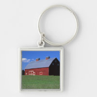 Red barn in Latah County, Idaho state PR MR)