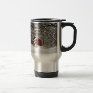 Red Barn in the Snow 2011 Travel Mug