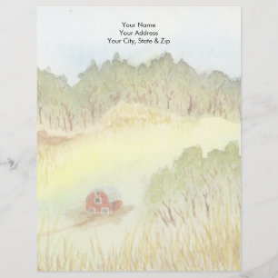 Red Barn Letterhead