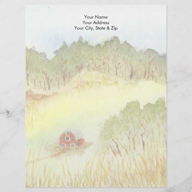 Red Barn Letterhead (Front)