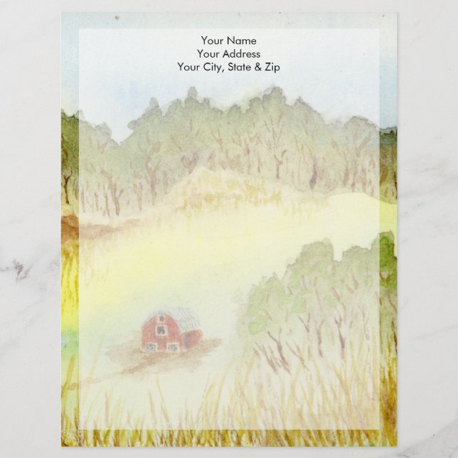 Red Barn Letterhead (Front)