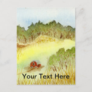 Red Barn Postcard