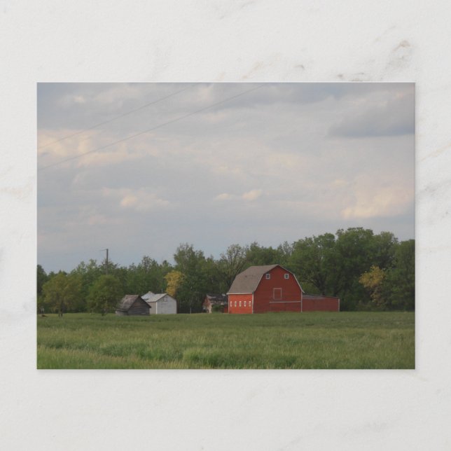 Red Barn Postcard (Front)