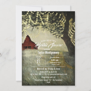 Red Barn Valley, Rustic Farm Design Invitation