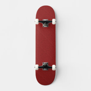 Red Barn Wood Texture Skateboard