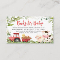 Red Barnyard Farm Baby Shower Books for Baby