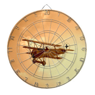 Red Baron Dart Board
