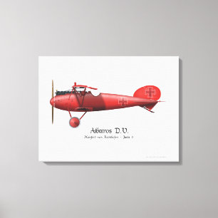 Red Baron Manfred von Richthofen German Flying Ace Canvas Print
