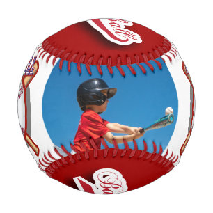 Red   Baseball with Photo