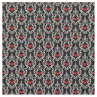 Red Bats Fabric